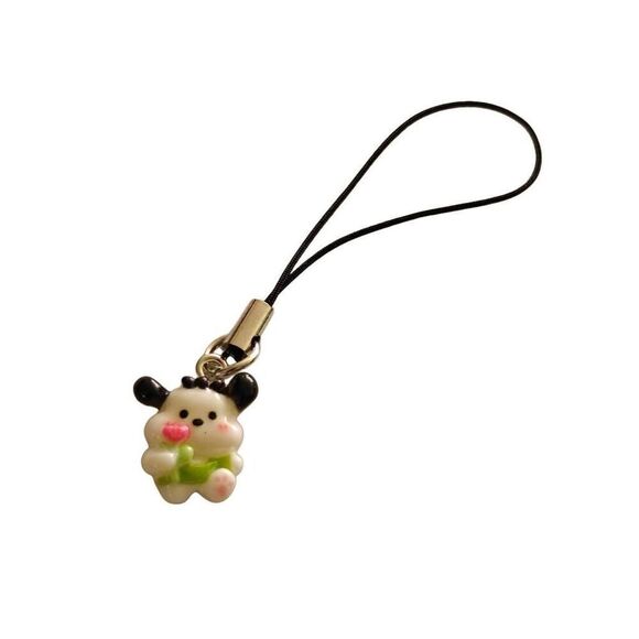 Pochacco Kawaii Mini Phone Charm - Picture 1 of 2